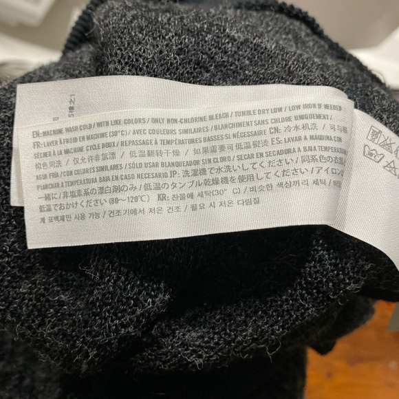 NWT Abercrombie & Fitch Grey Cowlneck Tunic Sweater, Size XS - Picture 7 of 7